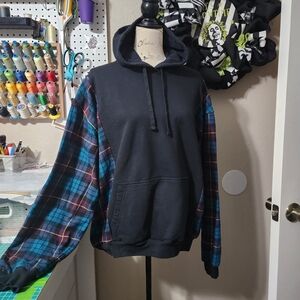 Upcycled Oversized Horror Hoodie